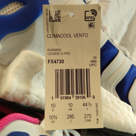 Adidas Climacool Vento - Blue w/pink laces